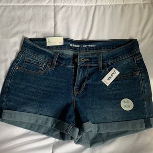 Old navy denim boyfriend shorts size 2